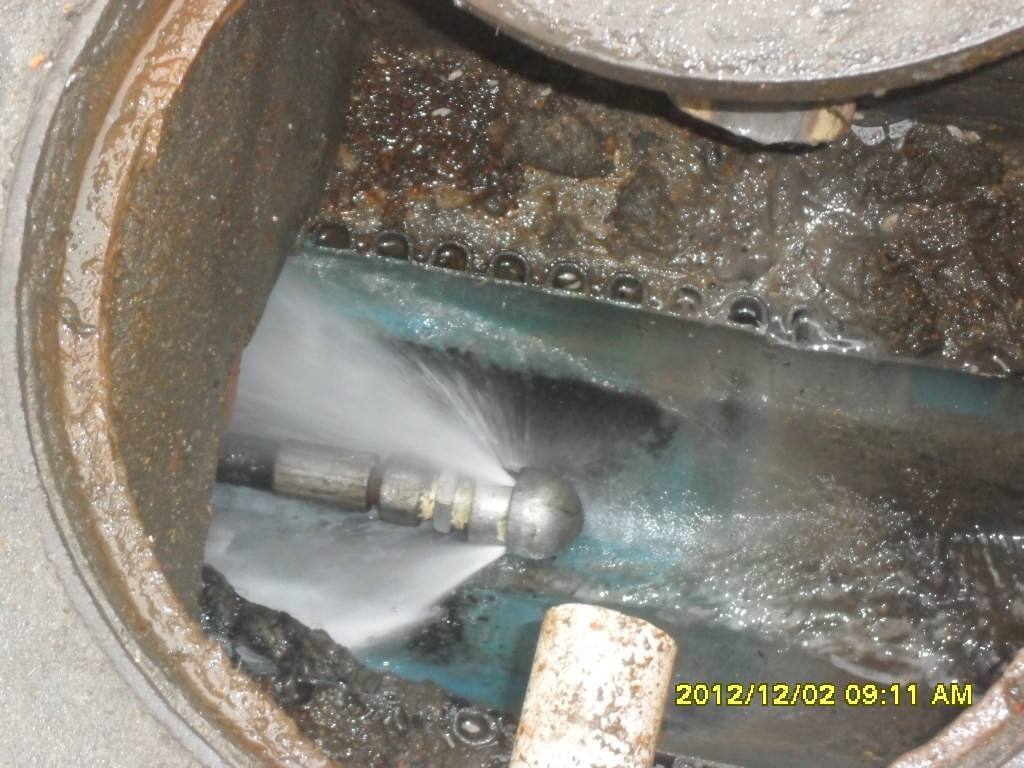 阳日镇污水管道高压清洗
